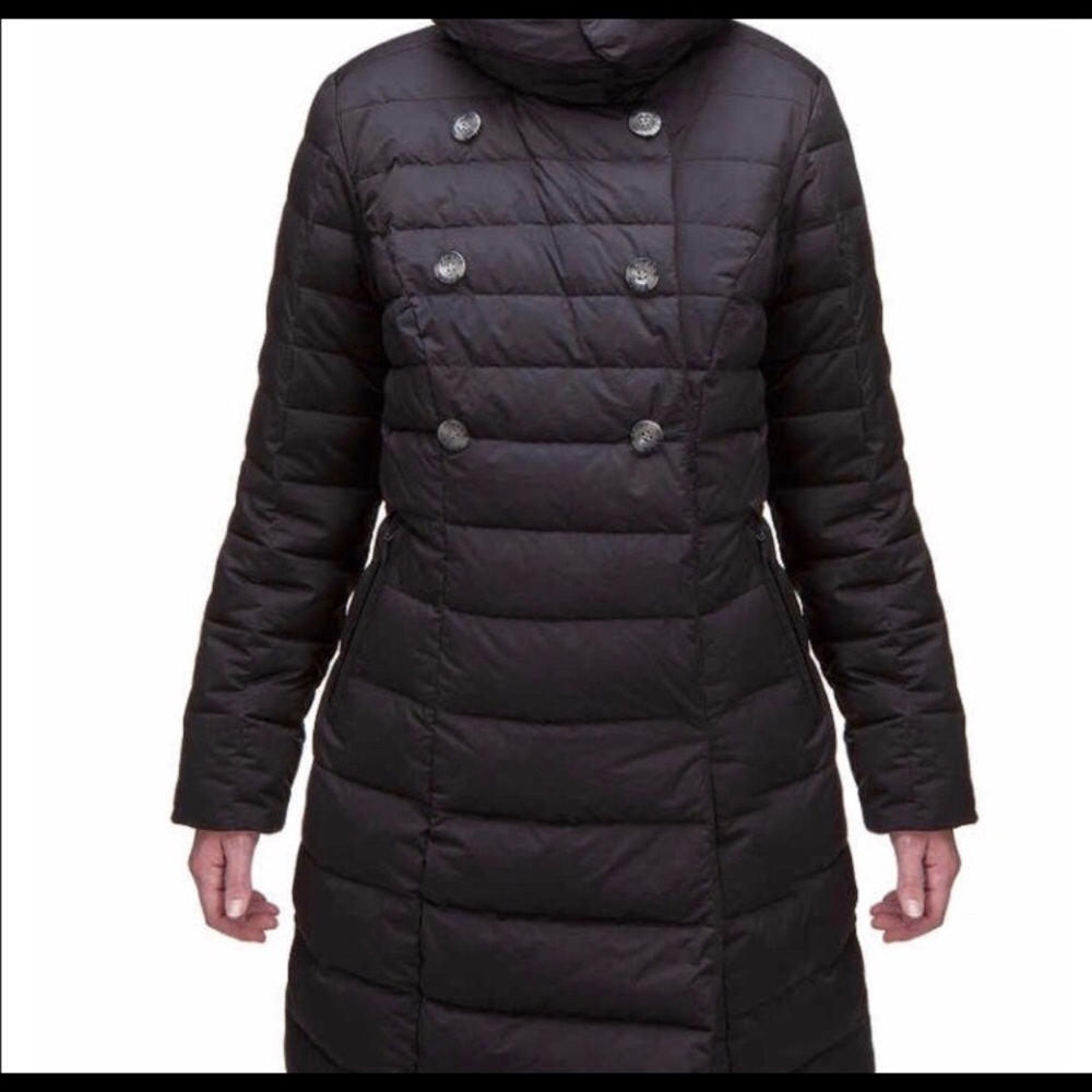 Women’s Down North Face puffer pea coat